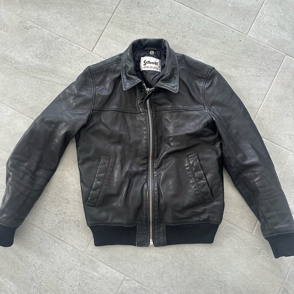 SCHOTT NYC Genuine Leather Jacket